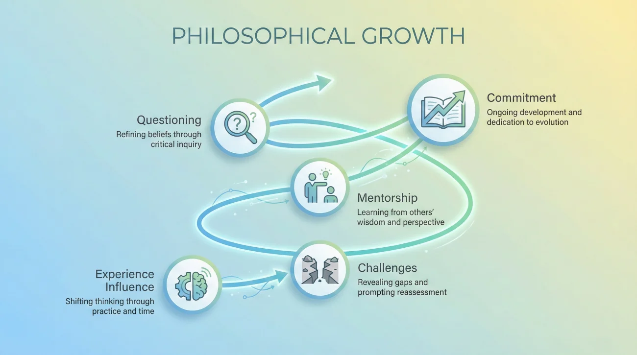Demonstrating Philosophical Growth Through Experience And Reflection