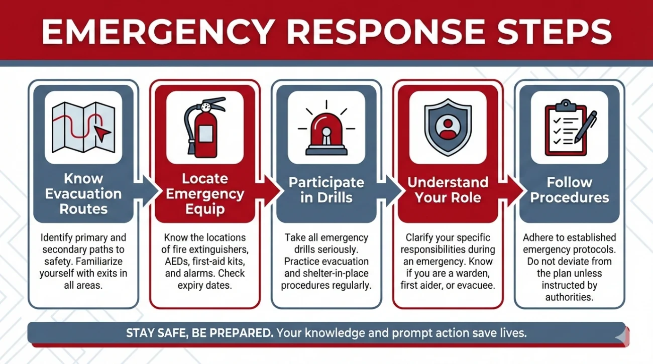 Emergency Preparedness Steps And Response Procedures For Factory Workers