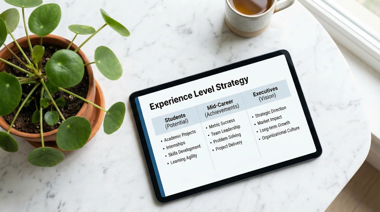 Interview Strategy By Career Stage Comparison