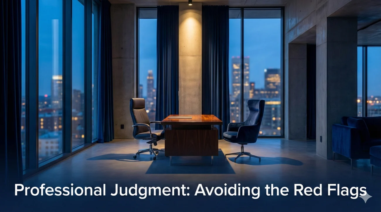Professional Judgment And Career Momentum Visual Metaphor