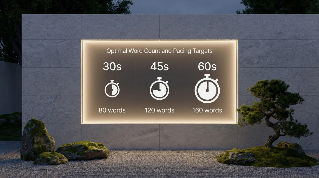 Professional Word Count And Pacing Targets For Elevator Pitches