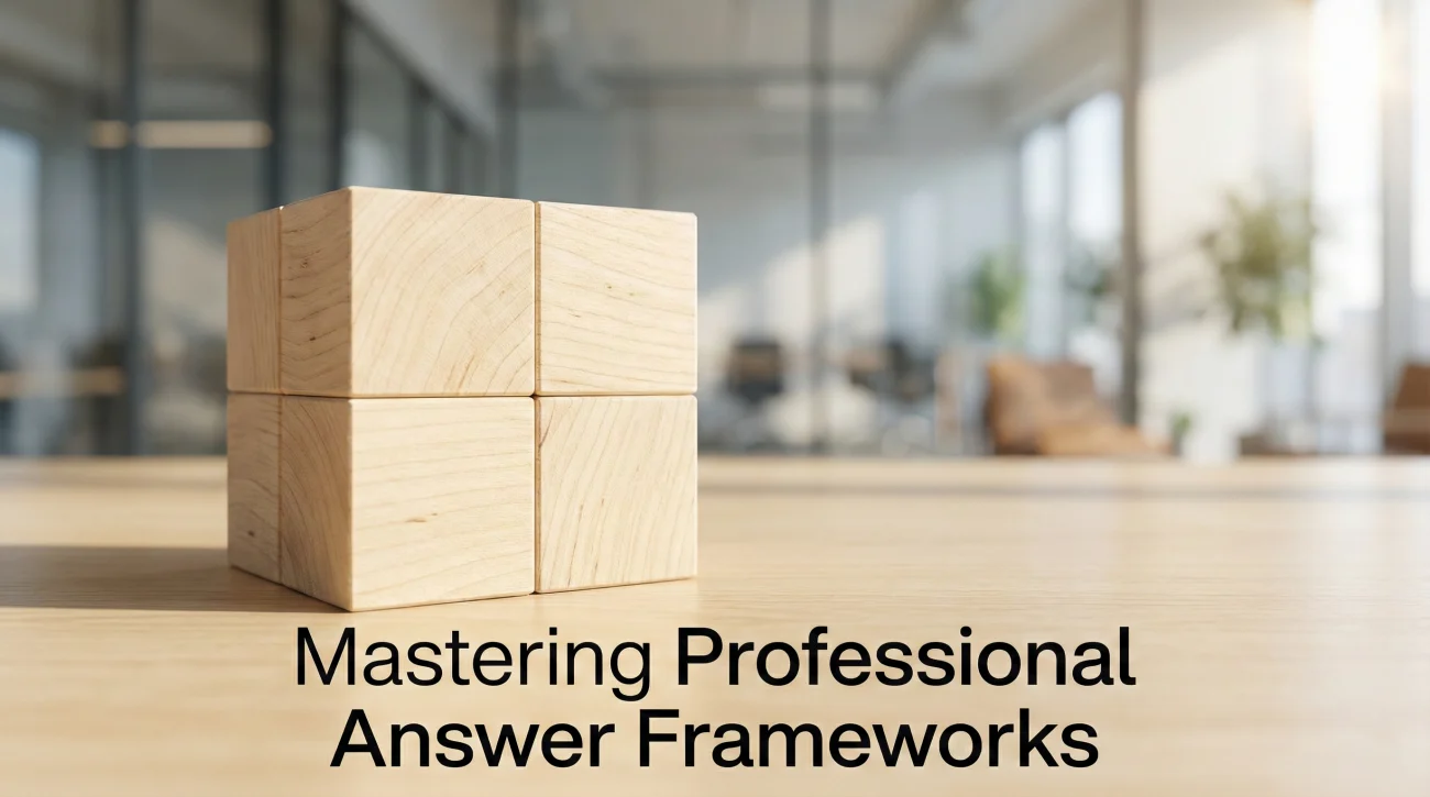 Proven Answer Structure Visual Metaphor