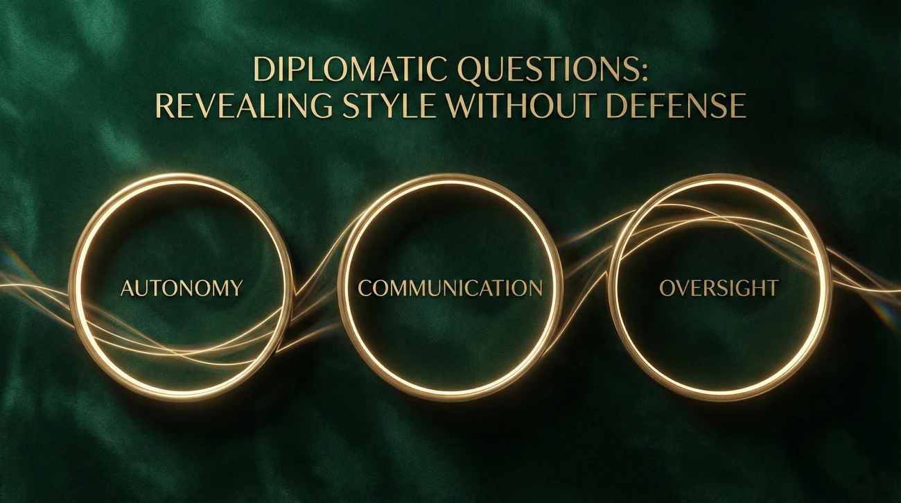 Asking About Management Style (Without Being Rude) 2 Strategic Diplomatic Questions For Revealing Management Style