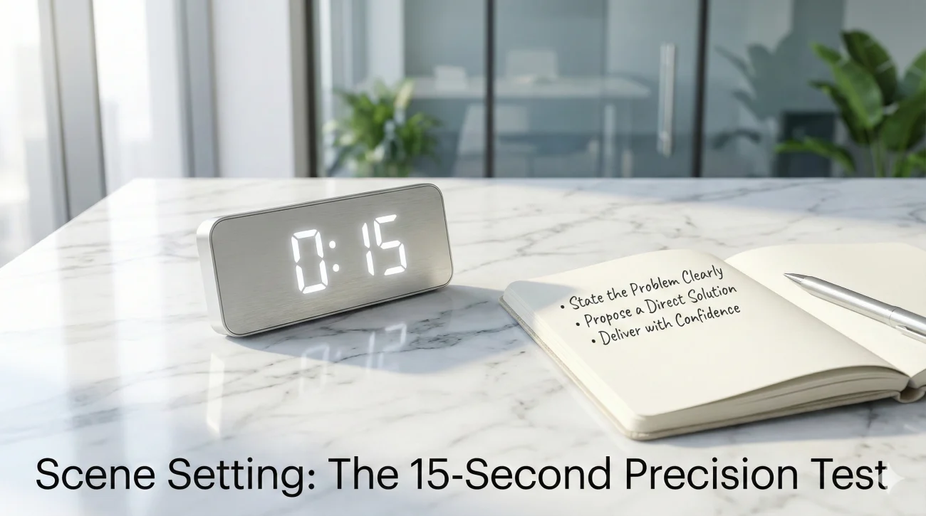 The 15 Second Rule For Interview Scene Setting