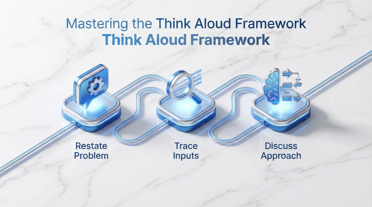 Coding Interview Tips (Thinking Aloud & Whiteboarding) 2 The Core Pillars Of Thinking Aloud In Coding Interviews