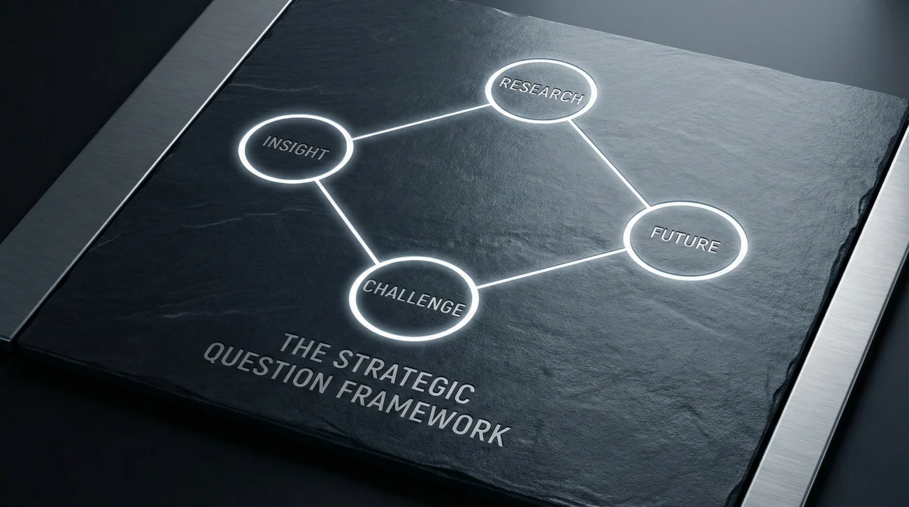 The Strategic Interview Question Framework Infographic