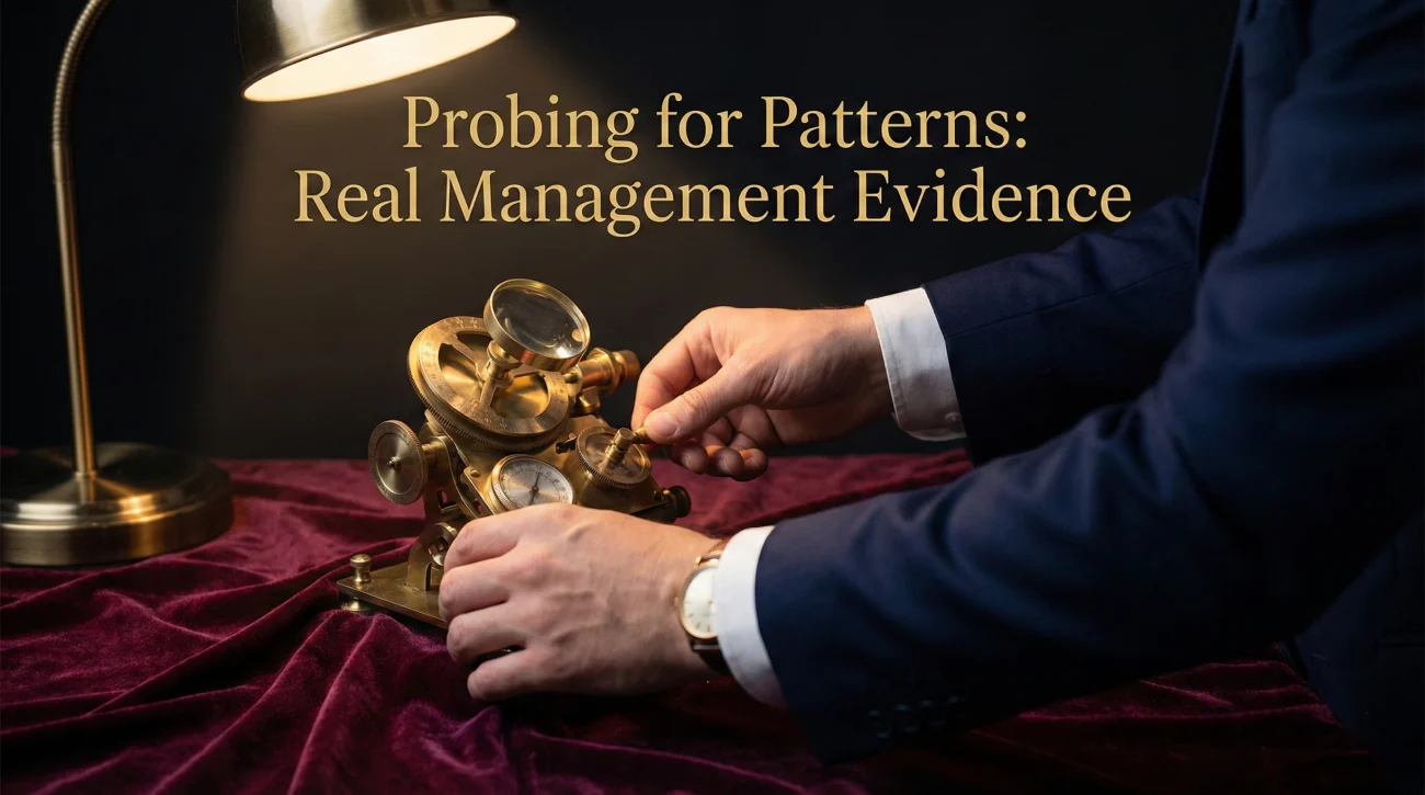 Asking About Management Style (Without Being Rude) 3 Using Behavioral Probes To Expose Real Management Patterns