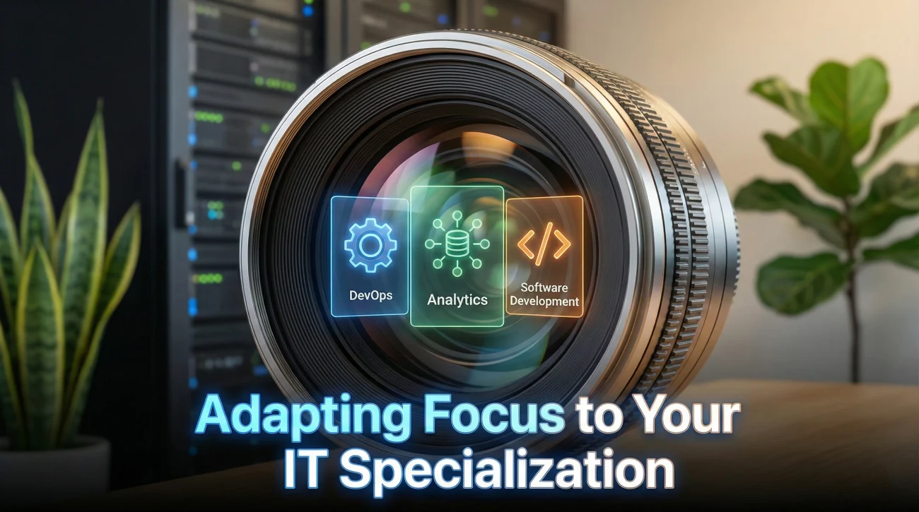 Visual Metaphor For Diverse IT Roles Focus