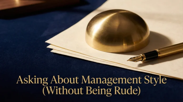 Asking About Management Style (Without Being Rude)