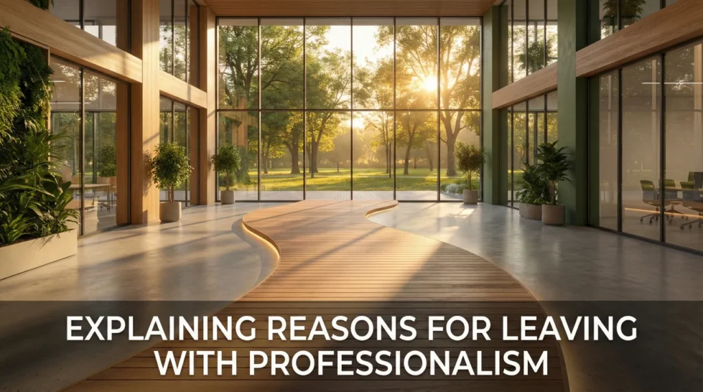 Explaining Reasons For Leaving