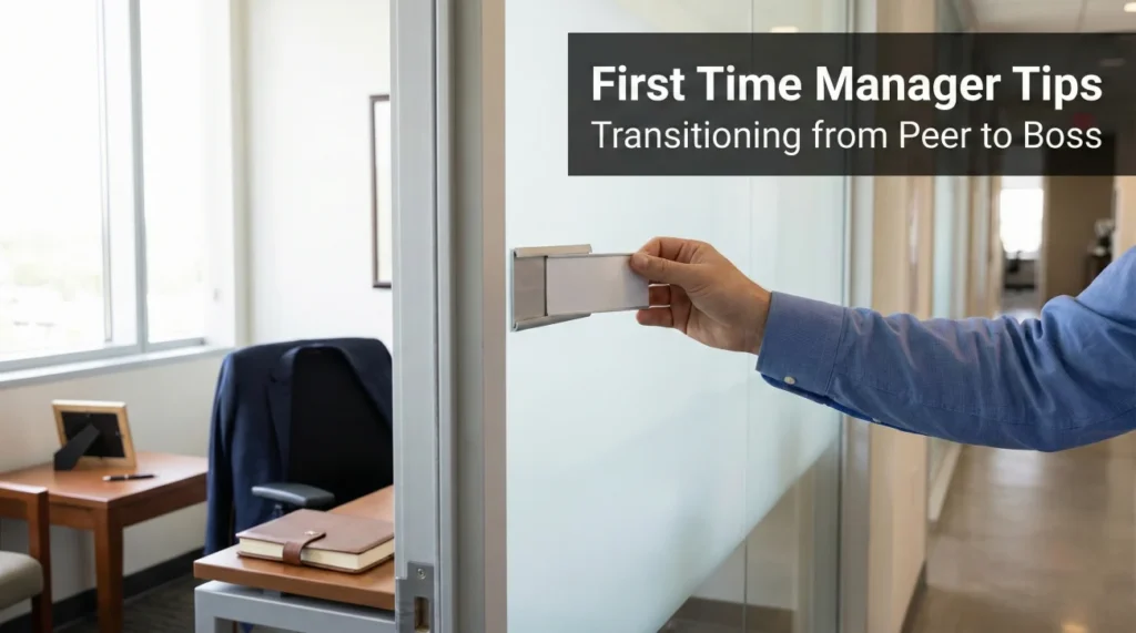 First Time Manager Tips