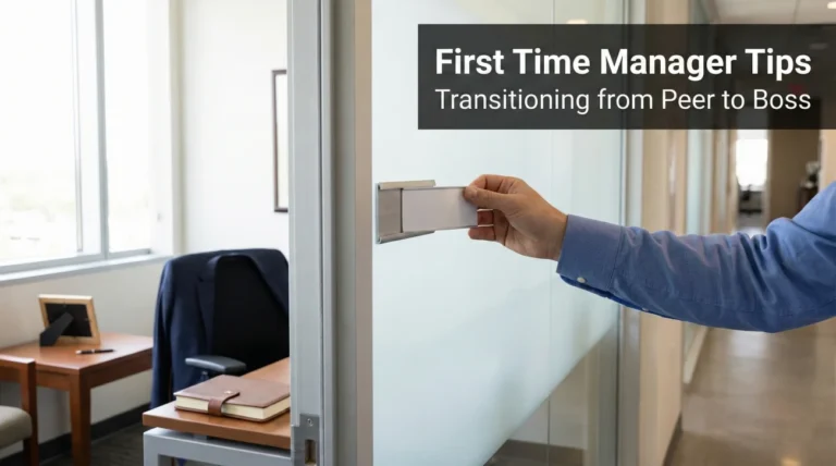 First Time Manager Tips (Transitioning from Peer to Boss)
