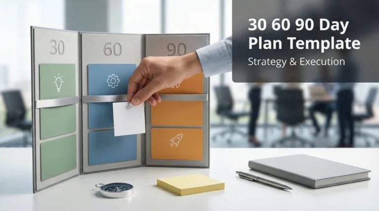 30 60 90 Day Plan Template (Strategy & Execution)