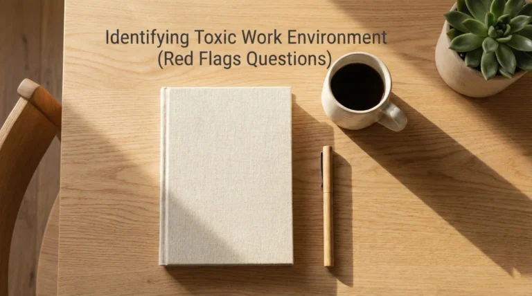 Identifying Toxic Work Environment (Red Flags Questions)