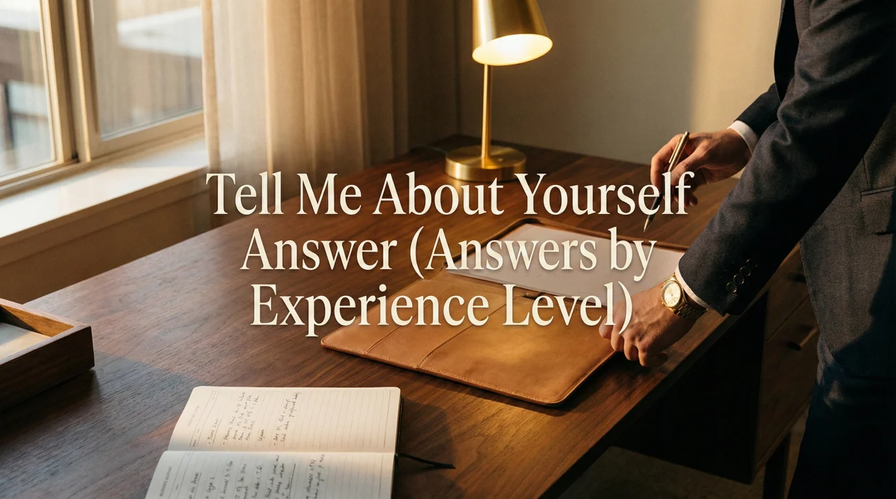 Tell Me About Yourself Answer