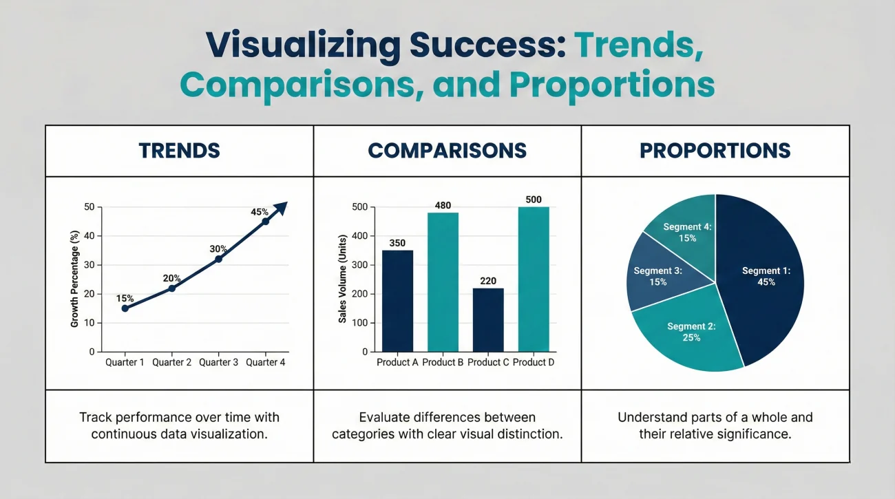 Marketing Data Visualization Guide - Selecting Charts For Impact And Clarity
