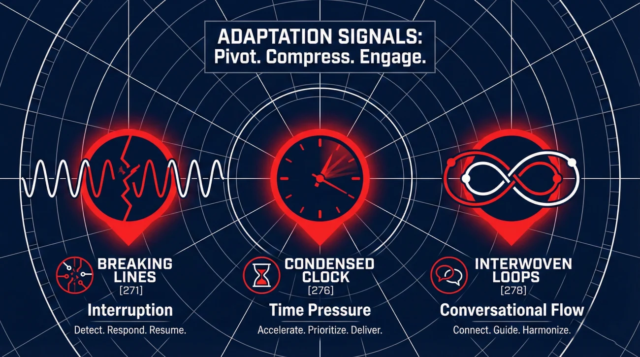 Real-Time Adaptation Signals For Template Flexibility