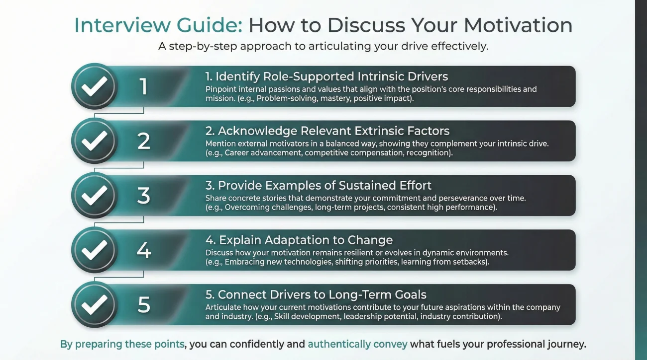 Steps To Effectively Articulate Motivation Sources In Job Interviews