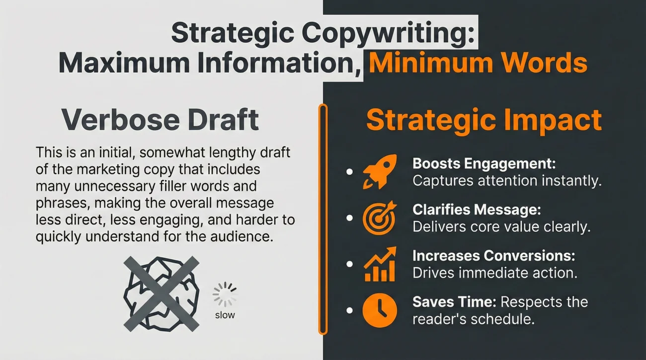 Strategic Portfolio Copywriting - Writing Concisely With Maximum Business Impact
