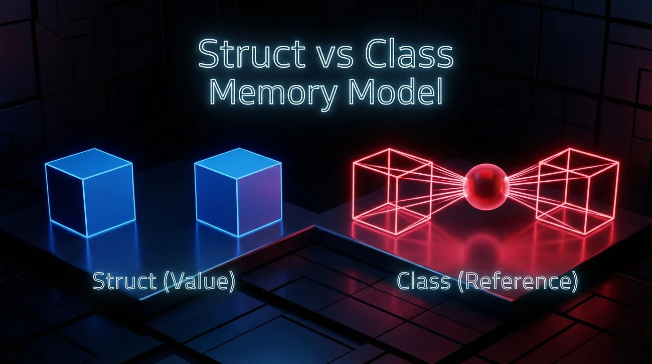 iOS Developer Interview Questions (Swift & UIKit) 2 Visual Comparison Of Swift Structs (Value Type) Vs Classes (Reference Type)