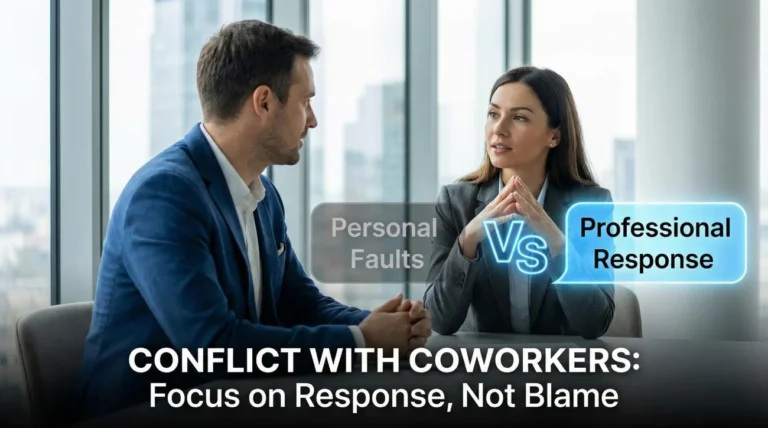 Conflict with a Coworker Interview Question (Resolution Steps)