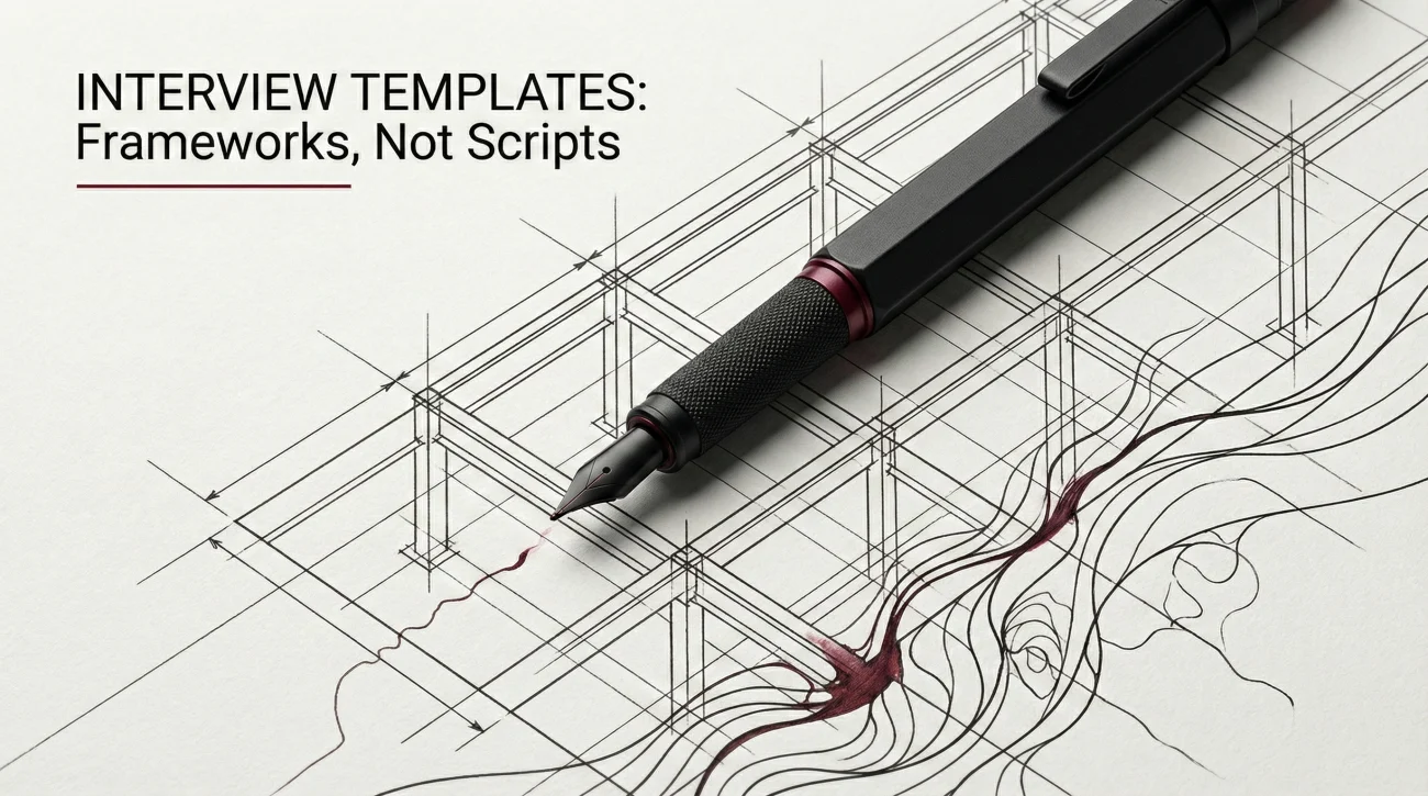 How To Use Interview Templates