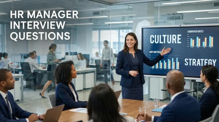 Human Resources Manager Interview Questions (Culture & Strategy)