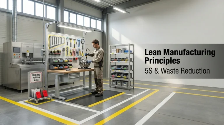 Lean Manufacturing Principles (5S & Waste Reduction)