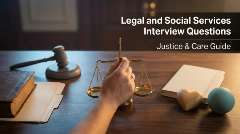 Legal and Social Services Interview Questions (Justice & Care Guide)
