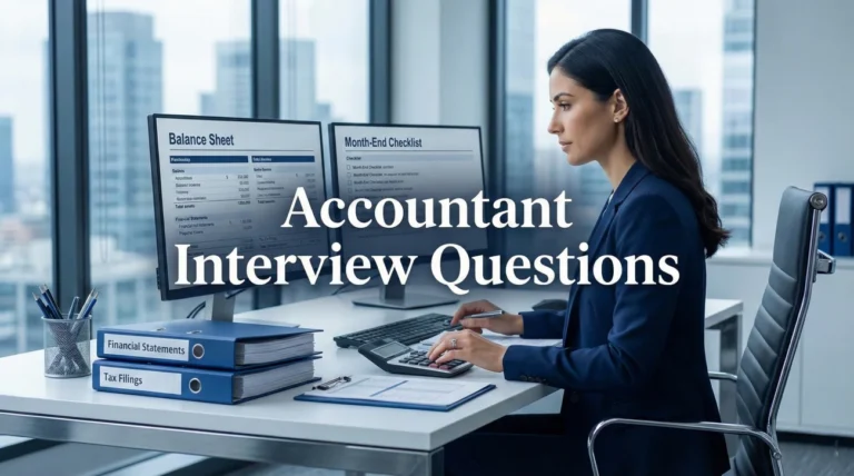 Accountant Interview Questions (GAAP & Month-End)
