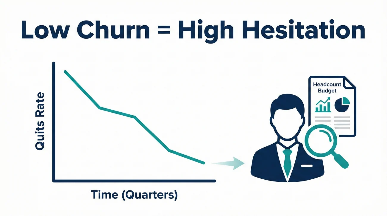 Correlation Between Quits Rate And Hiring Hesitation