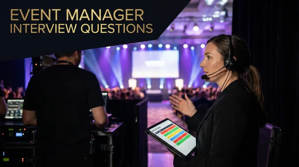Event Manager Interview Questions (Logistics & Planning) 1 Event Manager Interview Questions