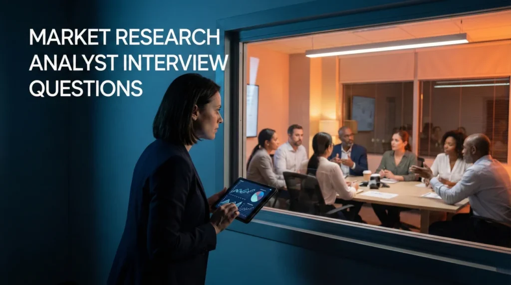 Market Research Analyst Interview Questions