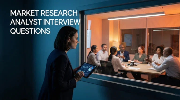 Market Research Analyst Interview Questions (Data Collection & Trends)