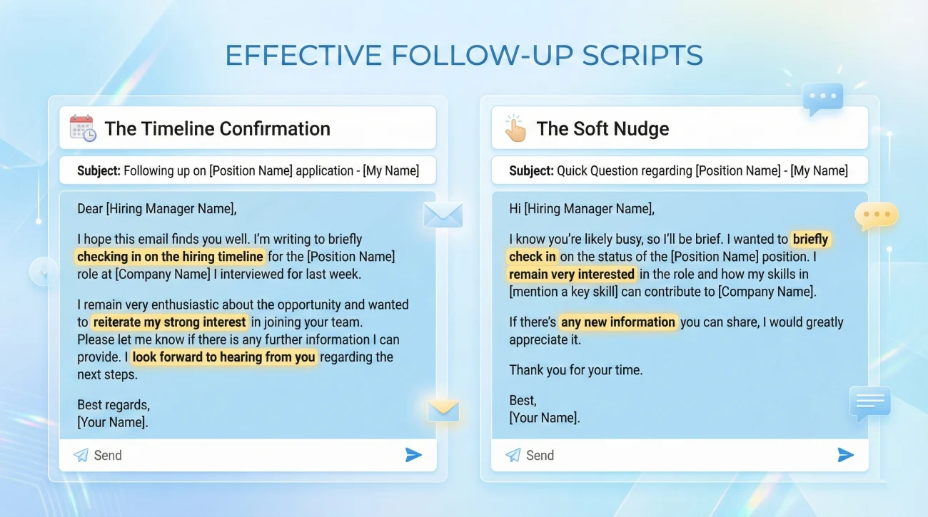 Professional Follow Up Email Templates For Job Seekers