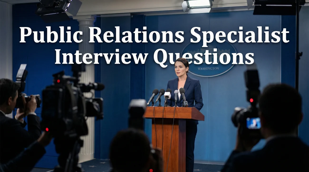 Public Relations Specialist Interview Questions