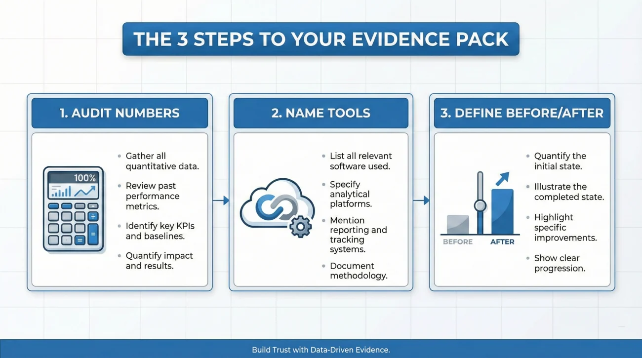 Three Step Guide To Building A Professional Evidence Pack