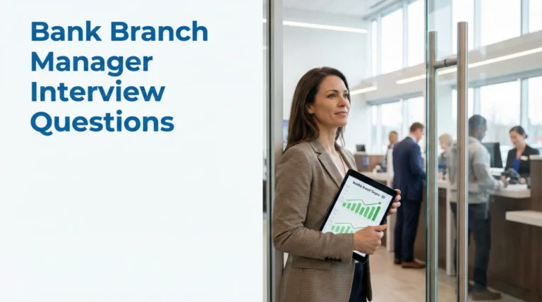 Bank Branch Manager Interview Questions (Operations & Sales Targets)