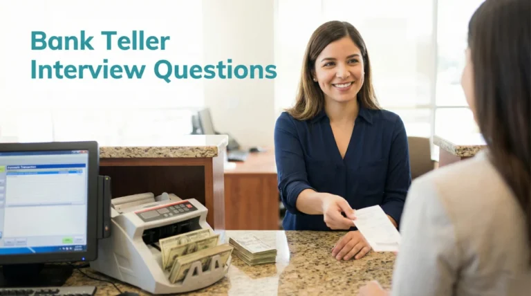 Bank Teller Interview Questions (Cash Handling & Service)