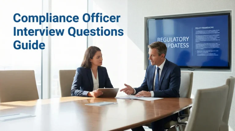Compliance Officer Interview Questions (Regulations & AML)
