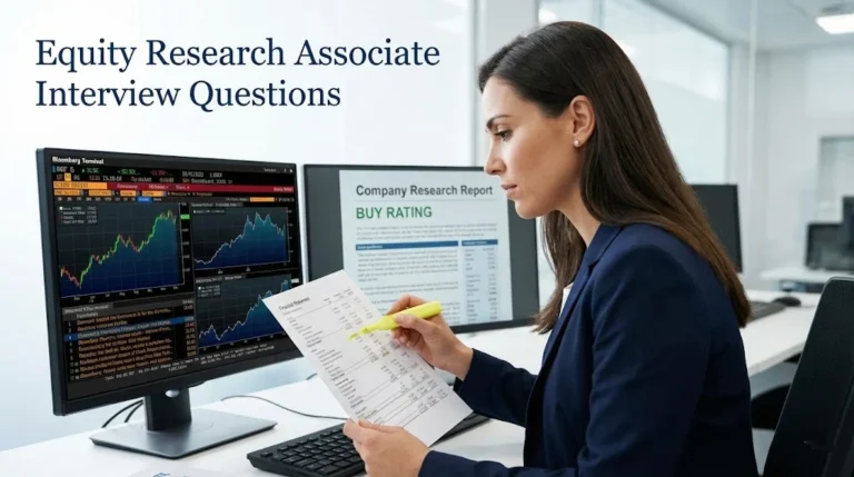 Equity Research Associate Interview Questions (Stock Analysis & Reports)