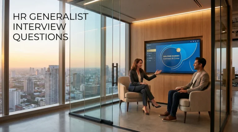 HR Generalist Interview Questions (Onboarding & Employee Relations)
