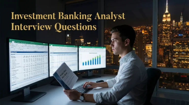 Investment Banking Analyst Interview Questions (Valuation & M&A)