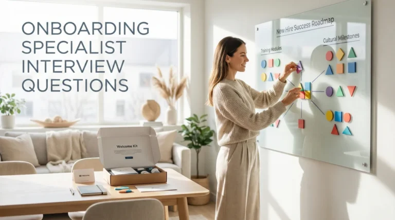 Onboarding Specialist Interview Questions (Training & Retention)