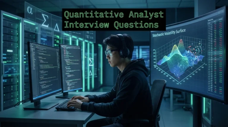 Quantitative Analyst Interview Questions (Algorithms & Python)
