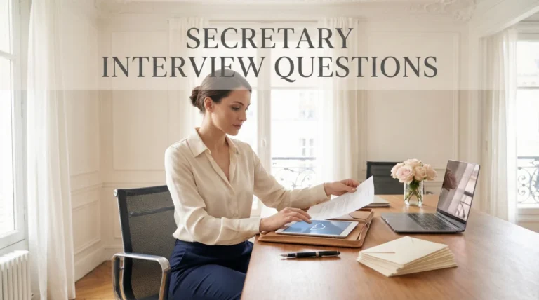 Secretary Interview Questions (Correspondence & Filing)