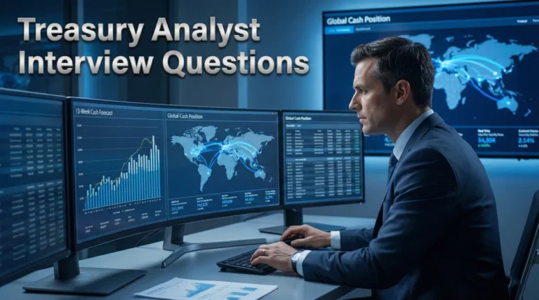Treasury Analyst Interview Questions (Cash Liquidity & Management)