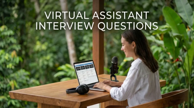 Virtual Assistant Interview Questions (Remote Tools & Time Mgmt)