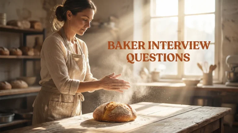 Baker Interview Questions (Pastry Techniques & Precision)