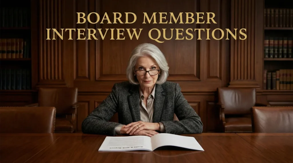 Board Member Interview Questions